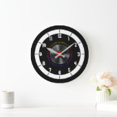 Editable Numbers Phonograph Clock Grote Klok (Huis)