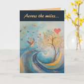 Editable over de Valentijnsdag van Miles Kaart (Gele Bloem)