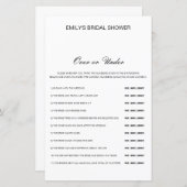 Editable over of onder het Spel van het Vrijgezell (Voorkant / Achterkant)