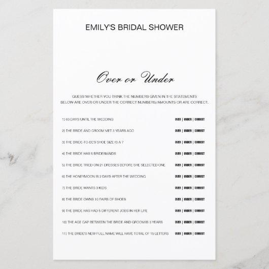 Editable over of onder het Spel van het Vrijgezell (Voorkant)