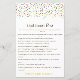 Editable Pa kent best Baby shower game