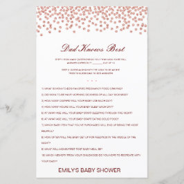 Editable Pa kent best Baby shower game