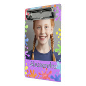 Editable Pastel Splash Custom Photo alessandra Mini Klembord (Angled2)
