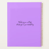Editable Pastel Splash Custom Photo Frame Planner (Achterkant)