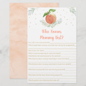 Editable Peach Gold die het beste gamma van mama k (Voorkant / Achterkant)