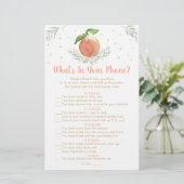 Editable Peach Gold wat er in uw telefoonspel zit (Staand voorkant)