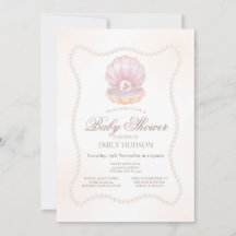 Editable Pearl Invitation