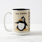 Editable Percius The Penguin Coffee Mok (Links)