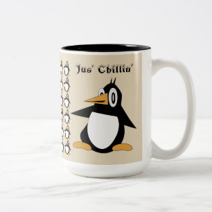 Editable Percius The Penguin Coffee Mok