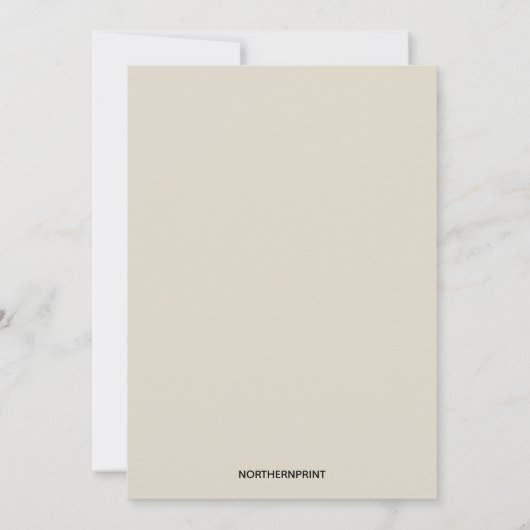 Editable Photo Flower Basket Celebration of Life Kaart (Achterkant)