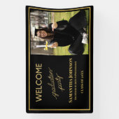 EDITABLE Photo Graduation Banner (Verticaal)