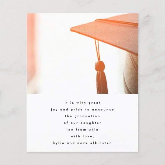 Editable Photo Template University Afstuderen (Achterkant)