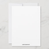 Editable Photo Twins Birth Announcement Card Aankondiging (Achterkant)