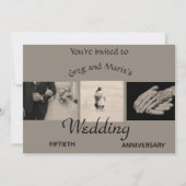 Editable Photo Wedding Jubileum Kaart (Voorkant)