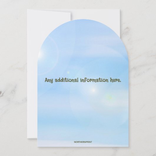 Editable Pilot and Plane Birthday Kaart (Achterkant)