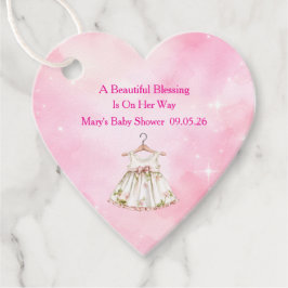 Editable Pink Chinoiserie Favor Tags  Bedankjes Labels