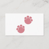 Editable Pink Flower Elephant Diaper Raffle Ticket Informatiekaartje (Achterkant)