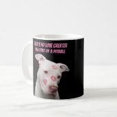 Editable Pitbull Lover Koffiemok (Voorkant links)