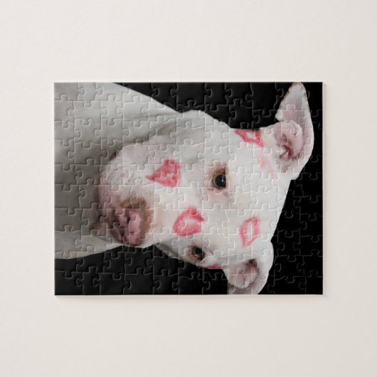 Editable Pitbull Lover Legpuzzel (Horizontaal)
