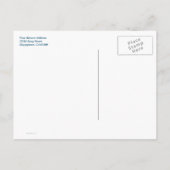 Editable Primrose Flowers  Crate Art Briefkaart (Achterkant)