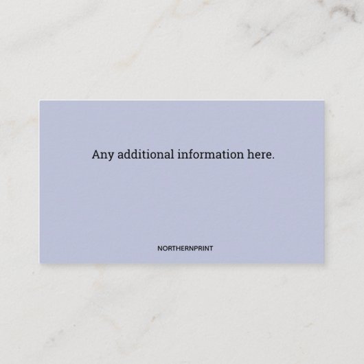 Editable Professional Roofer Visitekaartje (Achterkant)