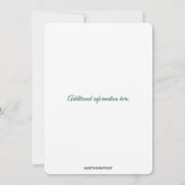 Editable Purple Flower Garden Kaart (Achterkant)