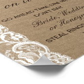 Editable Put a Ring on it Bridal Shower Game Poste Poster (Hoek)