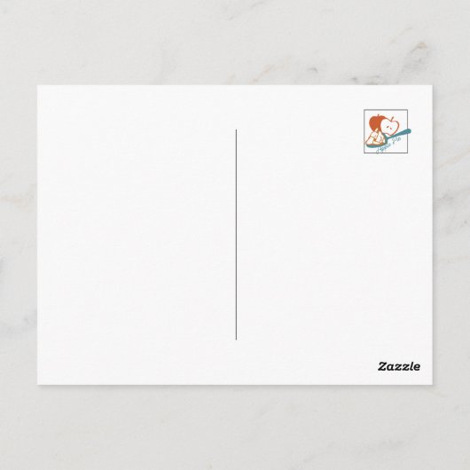 Editable Quottes Apple Pie Design Briefkaart (Achterkant)