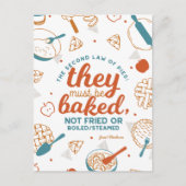 Editable Quottes Apple Pie Design Briefkaart (Voorkant)