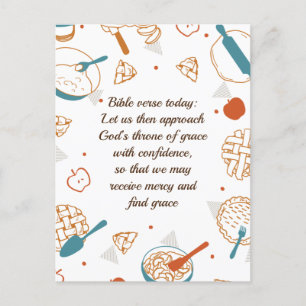Editable Quottes Apple Pie Design Briefkaart