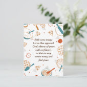 Editable Quottes Apple Pie Design Briefkaart (Staand voorkant)