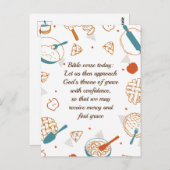 Editable Quottes Apple Pie Design Briefkaart (Voorkant / Achterkant)