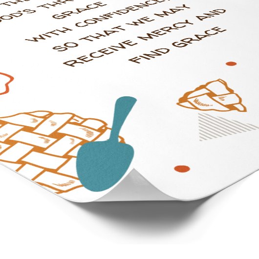 Editable Quottes Apple Pie Design Poster (Hoek)