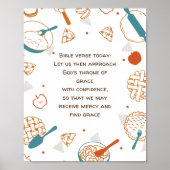 Editable Quottes Apple Pie Design Poster (Voorkant)