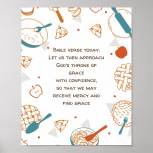 Editable Quottes Apple Pie Design Poster
