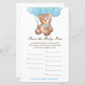 Editable raad het Baby Baby shower Game (Voorkant / Achterkant)