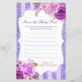 Editable Raad het Baby Baby shower Game (Voorkant)