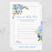 Editable Raad het Baby Baby shower Game (Voorkant / Achterkant)