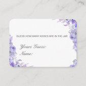 Editable raad hoeveel kussens, Snoepjes Kaart (Voorkant)