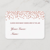 Editable raad hoeveel kussens, Snoepjes Kaart (Voorkant)