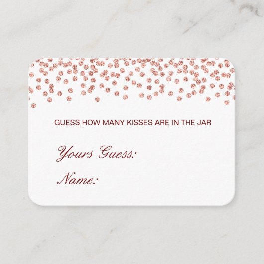 Editable raad hoeveel kussens, Snoepjes Kaart (Voorkant)