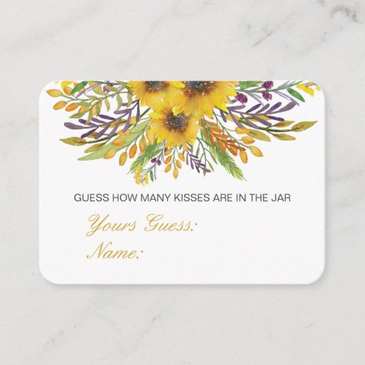 Editable raad hoeveel kussens, Snoepjes Kaart (Voorkant)