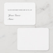 Editable raad hoeveel kussens, Snoepjes Kaart (Voorkant / Achterkant)