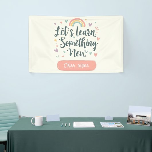 Editable Rainbow Classroom – Let’s Learn Spandoek (Beurs)