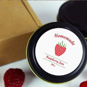 Editable Raspberry Jam Label Sticker