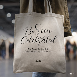 Editable Recognition Tote Bag
