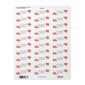 Editable Return Address Labels (Full Sheet)