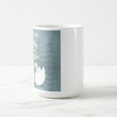 Editable Romantic and elegant wedding Sticker Koffiemok (Center)