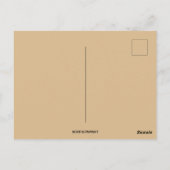 Editable Rooster and Hens Easter Briefkaart (Achterkant)