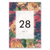 Editable Rozen Floral Modern Boho Wedding Kaart (Voorkant)